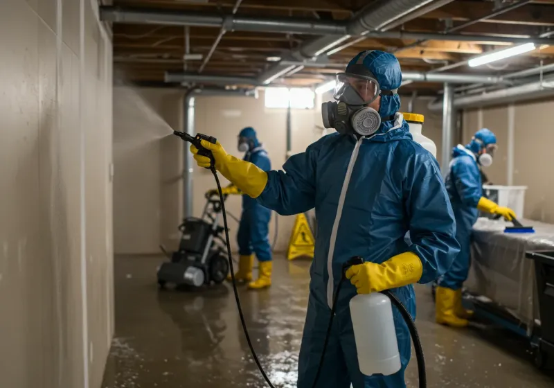 Basement Sanitization and Antimicrobial Treatment process in Daniel, UT